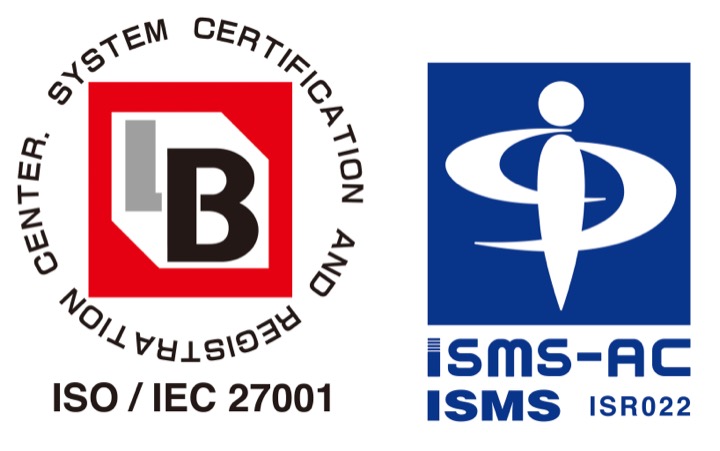 JIS Q 27001:2023およびISO/IEC 27001:2022のISMS認証マーク